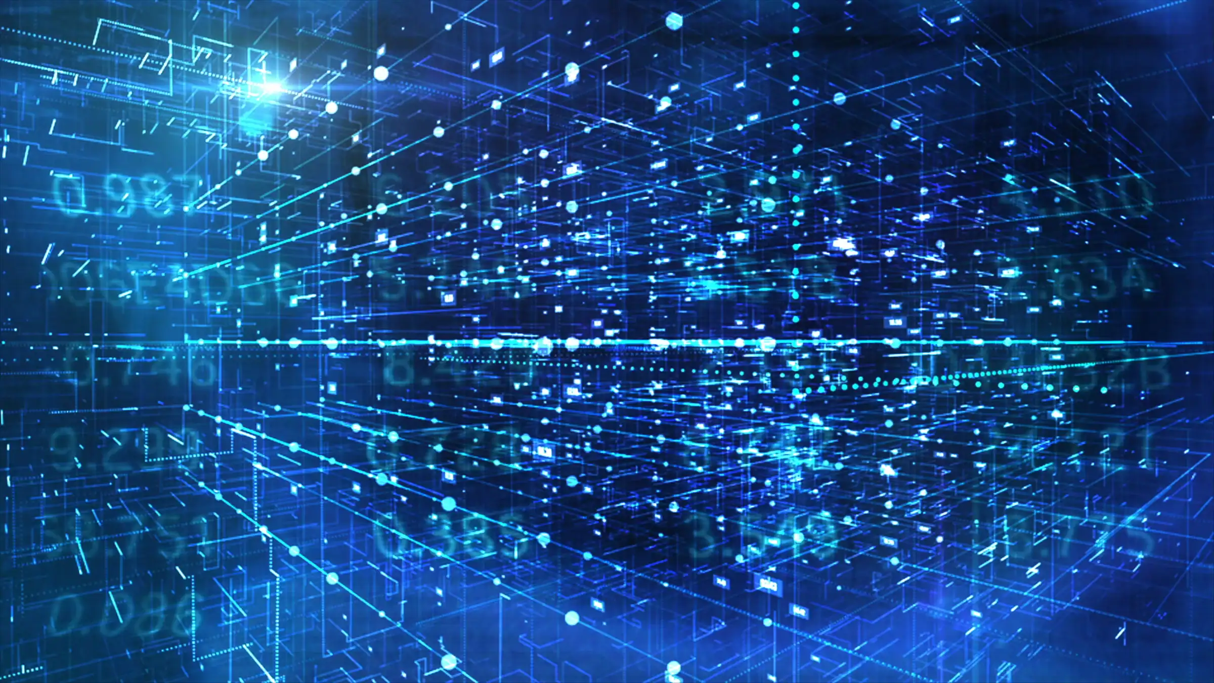 Datenübertragung, digitale Netzwerke, Technologie, Datenfluss, IT-Infrastruktur.